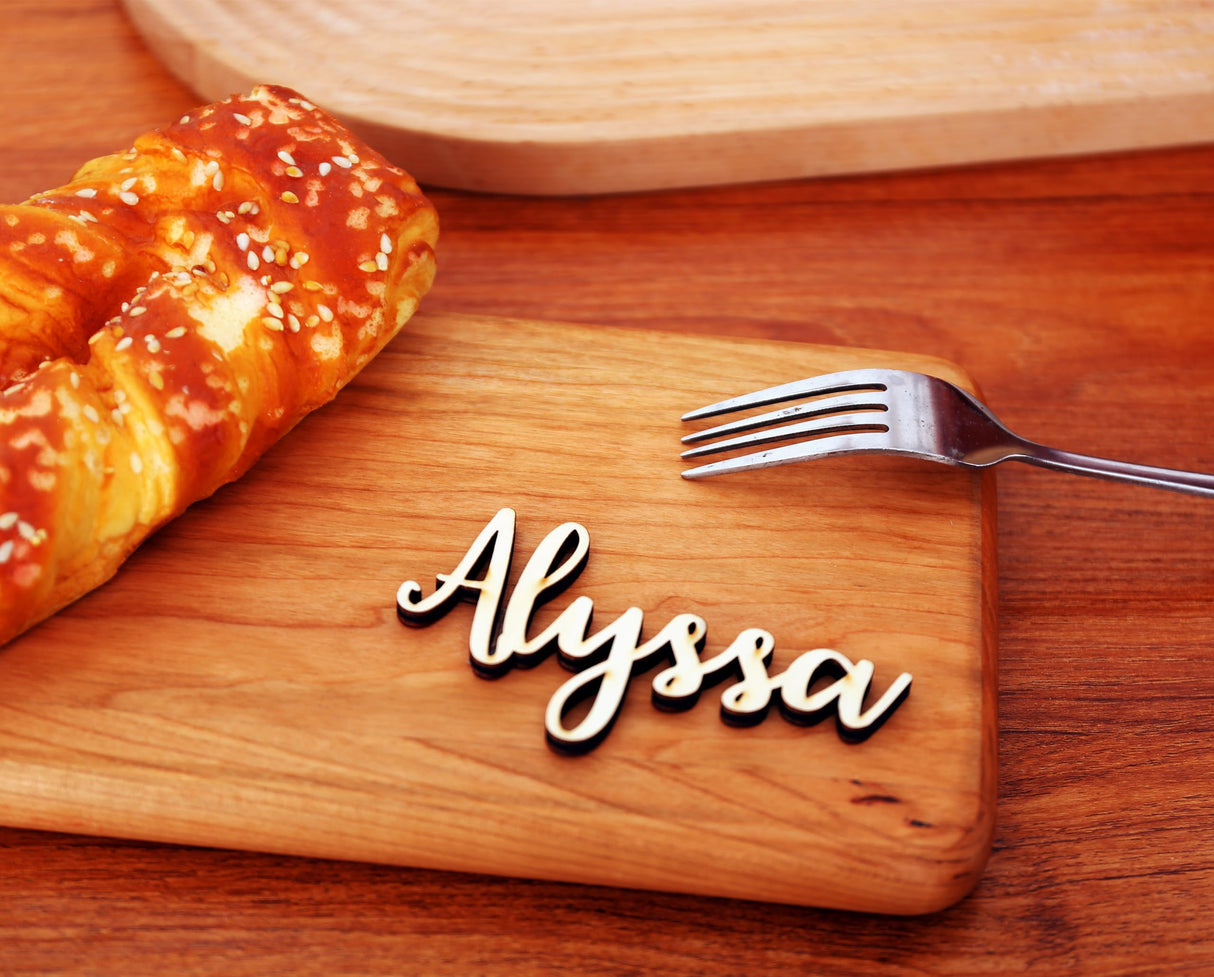 Name plate customization, a customized wooden nameplate for venue settings, personalized venue cards for weddings, wedding showers, and events, laser cut seat cards (wooden) Vnque