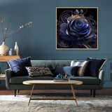 BOHADIY Rose Diamond Art Painting Kits for Adults Flower, Round Full Drill Purple Rose Gem Art Diamond Art Kits, 5D DIY Paint with Diamonds Crafts for Home Wall Decoration Gifts 12×12Inch BOHADIY