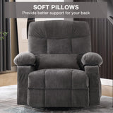 BOSMILLER Power Lift Recliner Chair for Elderly with Heat and Vibration Massage,Electric Recliner with USB Charging Port for Living Room, Infinite Position, Side Pocket BOSMILLER