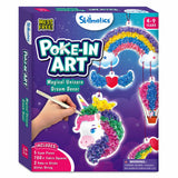 Skillmatics Poke-in Art - Magical Unicorn Dream Decor, Mess-Free Fun for Kids, DIY Wood Craft Kits, Creative Activity, Gifts for Ages 4, 5, 6, 7, 8, 9 Skillmatics