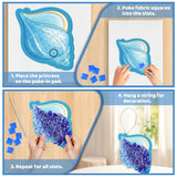 8 Packs Poke in Crafts Art Kits for Girl, Unicorn Mermaid Mess Free Kids' Paper Craft Kits, Birthday Gift for Girls 4 5 6 7 8 9 Years Old, DIY Presents, Mess Free Art Activity ATFUNSHOP