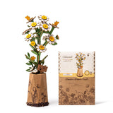 ROBOTIME 3D Puzzles Wooden Artifical Flower Chamomile DIY Model Building Kit to Build for Adults Bouquet Botanical Collection Craft Brain Teaser Puzzle Creative Gift Home Decor ROBOTIME