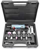 Air Die Grinder Kit With 1/4 and 1/8 inch Collets, Pneumatic Grinder Include 10 Pcs Die Grinder Attachments, Air Grinder Tool 25000 RPM By Bowd BOWD