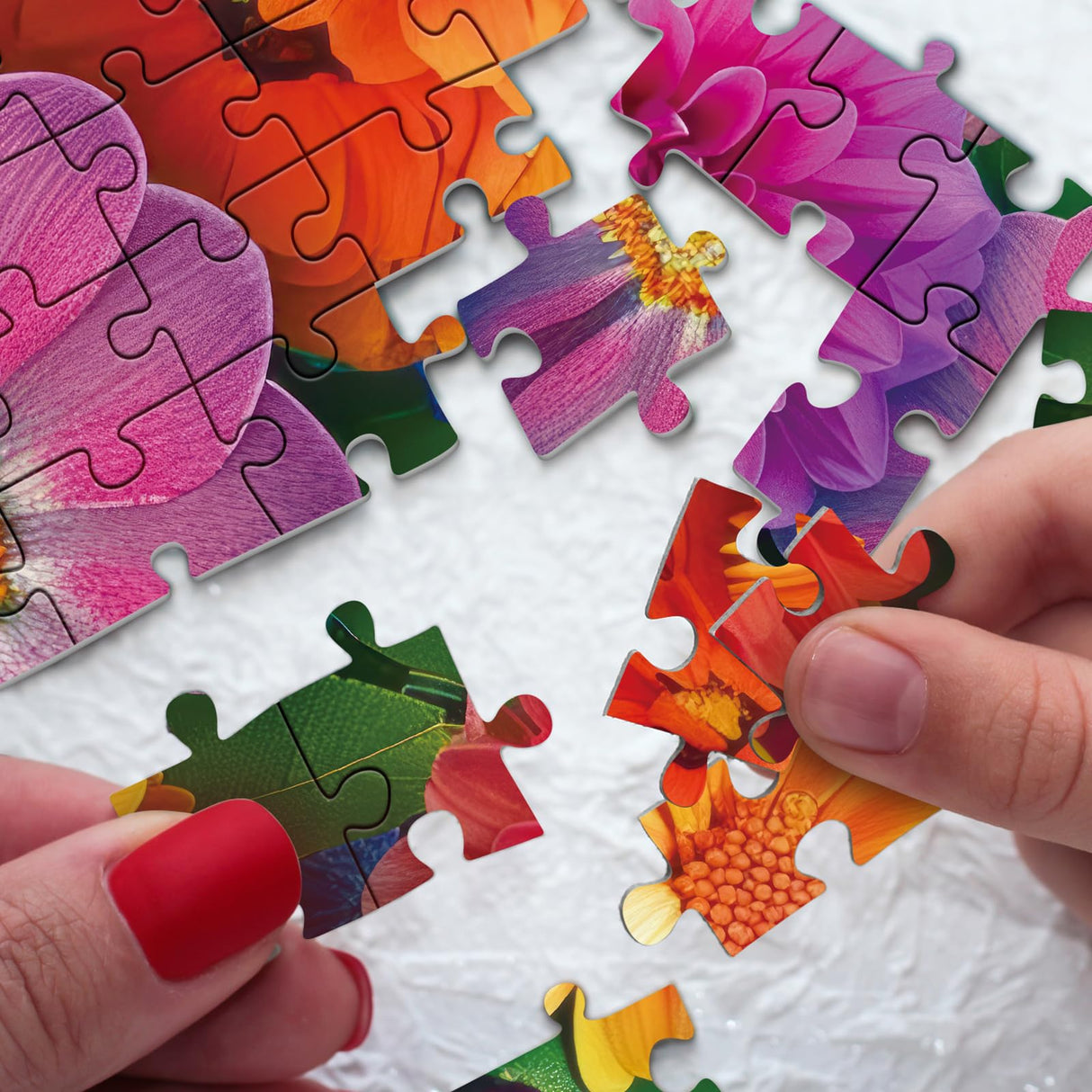 Flower Plant Puzzles for Adults 1000 Pieces, Colorful Sunflower Floral Jigsaw Puzzles, Nature Pretty The Lotus Flower Peony Rose Beautiful Spring Puzzle IdeaBazar