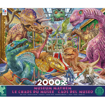 Ceaco - Steve Sundram - Museum Mayhem - 2000 Piece Jigsaw Puzzle - WoodArtSupply