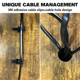 ExaDesk 55 * 30 Inches Electric Standing Widened Desk Adjustable Height with 4 Drawers, Double Storage Shelves Stand Up Desk, Home Office Workstation ExaDesk