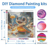 NWQZBYHT Sea Turtle Diamond Art Kits for Adults,Jellyfish 5D Diamond Painting Kits for Beginner,DIY Round Full Drill Diamond Dots,Gem Painting Kit for Adults Crafts Home Wall Decor 13.78x13.78 Inch NWQZBYHT