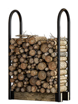 Fire Beauty Firewood Log Rack Adjustable Bracket Kit, Fireplace Wood Storage Holder,Black Powder,Coated Steel, Outdoor and Indoor Fire Beauty