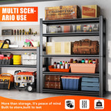 Leariso 63'H Garage Shelving,Adjustable Storage Shelf,Standing Shelves Unit - Heavy Duty Metal Storage Shelving,Easy Assemble Rack Units for Garage,Metal Shelves(4Tier-63'H, 39.4'W*17.7'D) Leariso