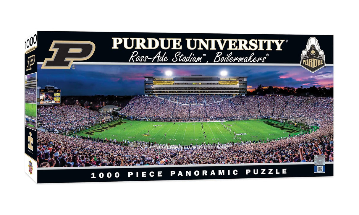 MasterPieces 1000 Piece Sports Jigsaw Puzzle - NCAA Purdue Boilermakers Center View Panoramic - 13"x39" Masterpieces