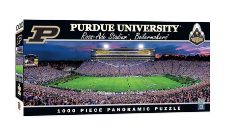 MasterPieces 1000 Piece Sports Jigsaw Puzzle - NCAA Purdue Boilermakers Center View Panoramic - 13"x39" Masterpieces