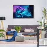 Jigsaw Puzzle 1000 Piece Dragon in The Mountains Classic Puzzle Adult Puzzle DIY Kit Wooden Toy Unique Gift Modern Home Decor Buhoet