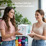 Etcokei Cordless Yarn Winder, Rechargeable Electric Yarn Ball Winder with 2200mAh Battery, Compact Yarn Cake Winder for Crocheting, Smart Automatic Yarn Spinner, Ideal Helper for Craft Lovers(Mint) Etcokei