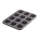 Cook N Home Nonstick Bakeware Set 6-Piece Heavy Gauge, Cake/Cookie/Muffin/Loaf, Baking Pans Set, Black Cook N Home