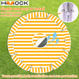HMOCK Trampoline Shade Cover 16 Ft Round with Air Vent Anti-UV No Standing Water Suitable for 16Ft Round Trampoline Accessories 16ft Yellow HMOCK