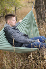 Klymit Single Traverse Hammock, Portable Hammock for Camping, Green Klymit