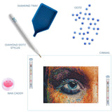 DIAMOND DOTZ Love 2 See Rainbows Eye Diamond Painting Kits for Adults - Diamond Art Kits a Relaxing Creative Craft Kit with Dotz Gems 15.8"x23.6" DIAMOND DOTZ
