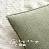 MIULEE Pack of 2 Sage Green Decorative Pillow Covers 20x20 Inch Soft Chenille Luxurious Couch Throw Pillows Farmhouse Cushion Covers with Elegant Design for Sofa Bedroom Living Room Home Decor MIULEE