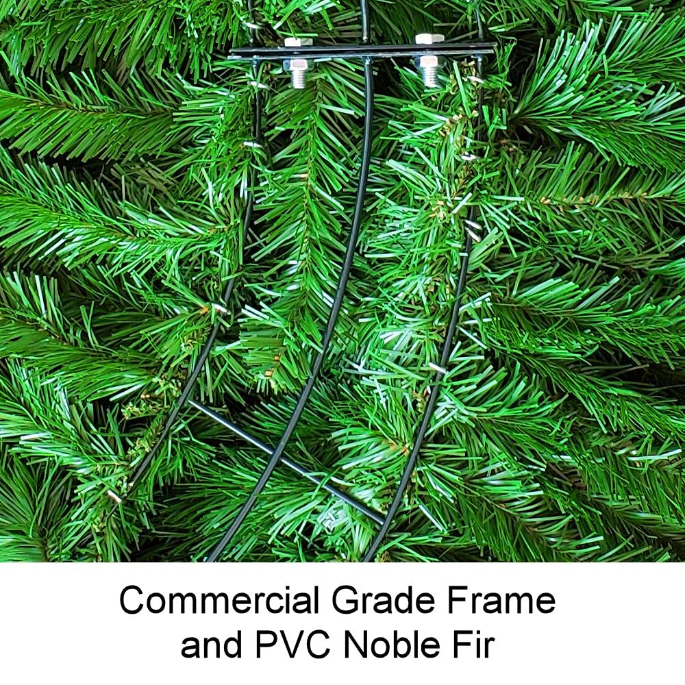 4 Foot (48 inch) Incandescent Christmas Wreath with Prelit Red Bow - 200 UL Certified Lights - Commercial Grade - Indoor - Outdoor - ACWreaths ACWreaths