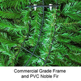 4 Foot (48 inch) Incandescent Christmas Wreath with Prelit Red Bow - 200 UL Certified Lights - Commercial Grade - Indoor - Outdoor - ACWreaths ACWreaths