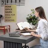 Vigo Wood Book Stand with Storage, Book Holder, Reading Stand, Recipe Book Stand, Wooden Book Stands for Reading, Cookbook Stand for Kitchen, Book Holder for Reading in Bed Vigo Wood