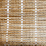 LETAU Cordless Wood Window Roman Shades, Bamboo Window Blinds, Pattern 14 LETAU