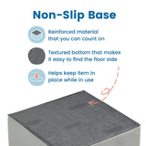 ECR4Kids SoftZone Tree Log Half Seat, 12in, Kids Bench, Chocolate ECR4Kids