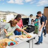 VINGLI 6 FT Narrow Folding Table,Premium Quality HDPE Material and Sturdy Metal Frame, Perfect for Buffet, Seminar, Party, Training, Home Work VINGLI