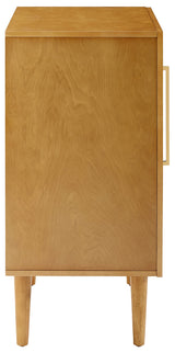 Crosley Furniture Everett Record Player Stand with Storage for Vinyl Records, Acorn Crosley Furniture