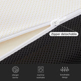 VFD 6 Inch Twin Memory Foam Mattress - Medium Firm Feel - Gel Infusion - Memory Foam Infused with Removable Cover- No Fiberglass - Breathable - CertiPur Certified VFD