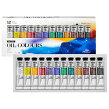 PHOENIX Artist Oil Paint Set - 12 Color x 1.35 Oz. / 40ml Large Tubes Oil Based Paints for Beginners, Oil Painting Colors for Professional Artists PHOENIX
