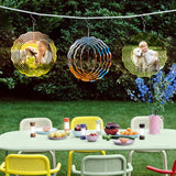 10 Pack Sublimation Wind Spinner Blanks 8 Inch,3D Aluminum Wind Spinner Sublimation DIY Crafts Ornaments for Indoor Outdoor Garden Yard LWestine