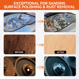 Aolabela 118Pcs Die Grinder Sanding Disc Set - 2 Inch Quick Change with 1/4 inch Holder Discs Surface Conditioning & Grinding Accessories Kit for Die Grinder Attachments Rust & Paint Removal Aolabela