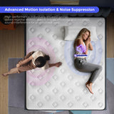 FAYAMORE Queen Mattress 10 Inch - Hybrid Mattress Queen Size in a Box with Pocket Spring and Soft Foam, Advanced Motion Isolation, 100 Nights Risk-Free Trial FAYAMORE