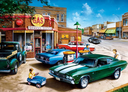 MasterPieces - 1000 Piece Jigsaw Puzzle, Muscle Car Dreams, Fun for Adults, Family, Kids, Matte Finish, 19.25" x 26.75