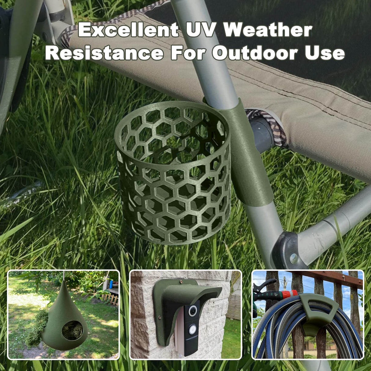 ASA Filament 1.75mm 1kg Olive Green, UV & Heat & Weather Resistant 3D Printer Filament for Outdoor Camping Hiking Beach Playing, with AMS-Compatible Spool yxpolyer