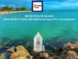 Polymer World- Polyester Laminating Resin 4 Gallon Kit with MEKP for Boats, Cars, Surfboard, RV, Pools,Canoes, Jetskis, Watercrafts. Polymer World
