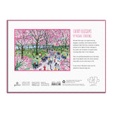 Galison Michael Storrings Cherry Blossoms 1000 Piece Puzzle from Galison - Beautifully Illustrated Jigsaw Puzzle of Cherry Blossom Season in D.C, 27" x 20", Fun & Challenging, Unique Gift Idea Galison