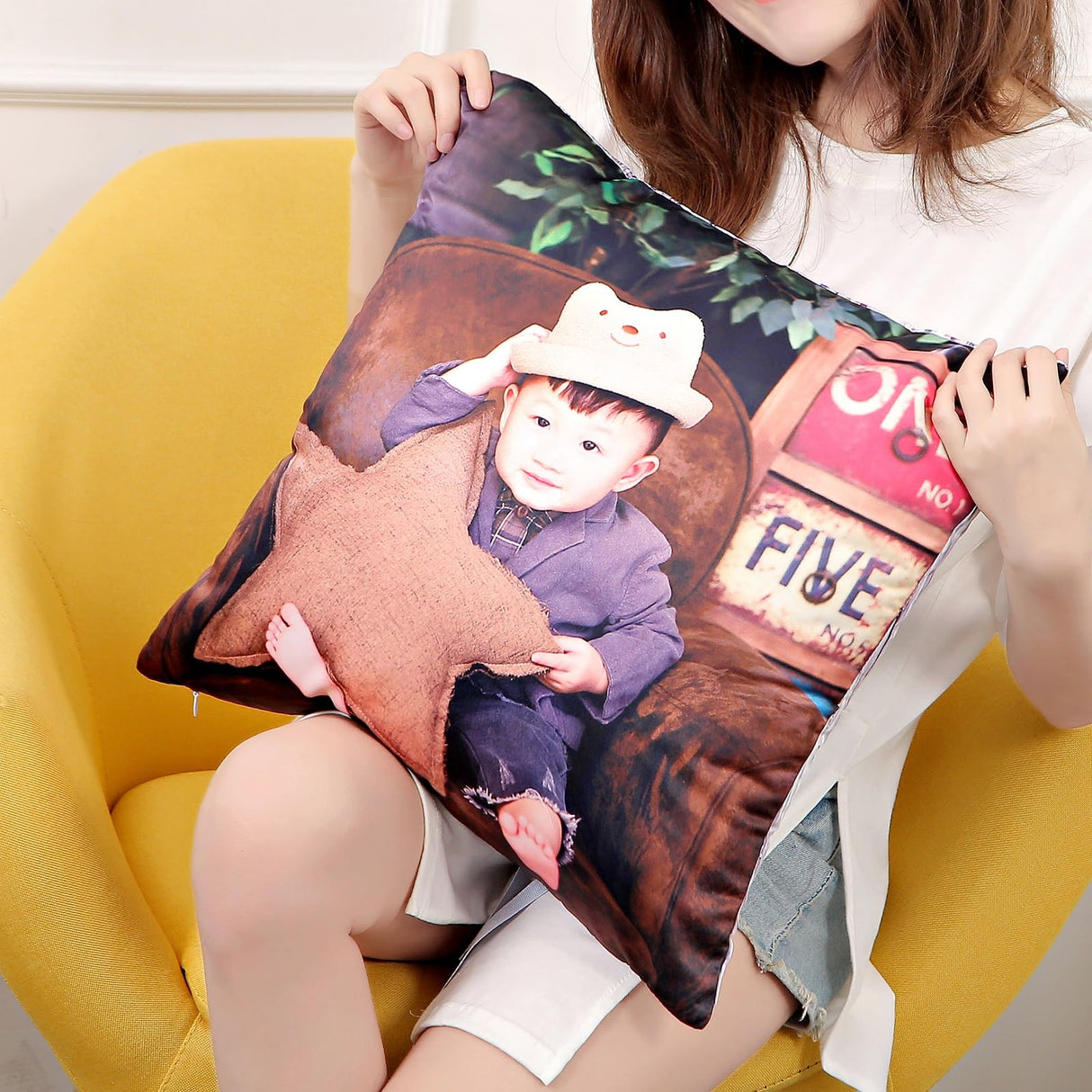 OKBA 15 pcs Sublimation Blanks Pillow Cases 16"x 16" White Cushion Covers Pillow Covers Heat Transfer DIY Custom Picture Pillow Covers Glossy Satin (15) OKBA