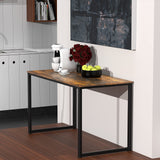 SHW Home Office 40-Inch Computer Desk, Rustic Brown SHW