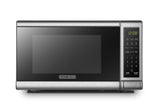 BLACK+DECKER EM720CB7 Digital Microwave Oven with Turntable Push-Button Door, Child Safety Lock, 700W, Stainless Steel, 0.7 Cu.ft BLACK+DECKER