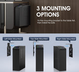 Gun safe, Biometric Slider safe for handgun, 4 Ways Unlock with Fingerprint, Key Access, PIN Code, Mounted Nightstand Pistol Safe and Gun Lock Box for Car, Truck, Desk, Bedside, Wall ORARAER