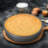 9 Inch Round Cake Pan, Nonstick Bakeware Set, Baking Pan with Diamond Texture Pattern, Set of 2 Tiawudi