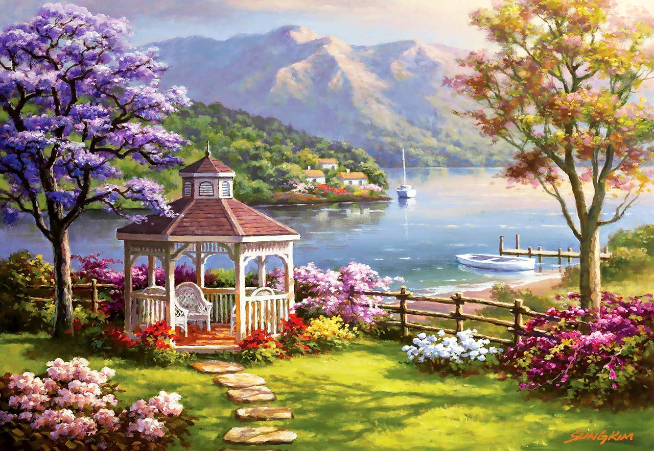 Anatolian Puzzle - Crystal Lake Retreat, 2000 Piece Jigsaw Puzzle, 3949 (ANA3949) - WoodArtSupply