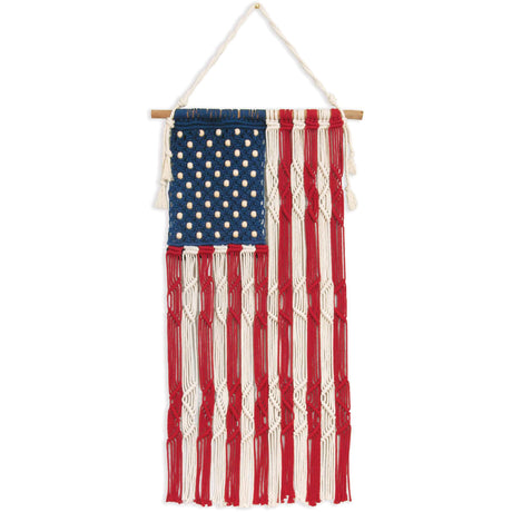Macrame Hanging Kit - Old Glory Solid Oak