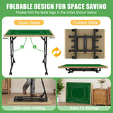 CODACE Puzzle Table with Drawers - 1500 Pieces Folding Puzzle Tables for Adults, Tilting Jigsaw Puzzles Board with Sorting Trays, Table with Adjustable Height Legs and Wheels，Present for Puzzles Lover CODACE