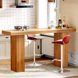 Tribesigns Long Bar Table, Counter Height Pub Table Home Bar Unit for Kitchen Dining Room Tribesigns
