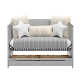 Graco Melrose 5-in-1 Convertible Crib with Drawer (Pebble Gray) Graco