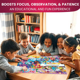 QUOKKA 100 Piece Puzzles for Kids Ages 8-10 – 3XSET Puzzles for Kids Ages 4-6 – Search & Find Mermaids Unicorns Kid Activities Included for 5-8 Year Old – Toddler Learning Toy Game Gift for Girls QUOKKA