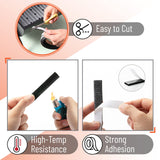 UNCO- Smoker Gasket, 15 Ft, 1/2"X1/8", Grill Gasket, Heat Gasket, Smoker Heat Tape, Smoker Gasket Sealer High Temp, Kettle Grill Gasket, BBQ Gasket, High Temperature Gasket Smoker, Smoker Door Gasket UNCO